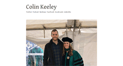 Desktop Screenshot of colinkeeley.com